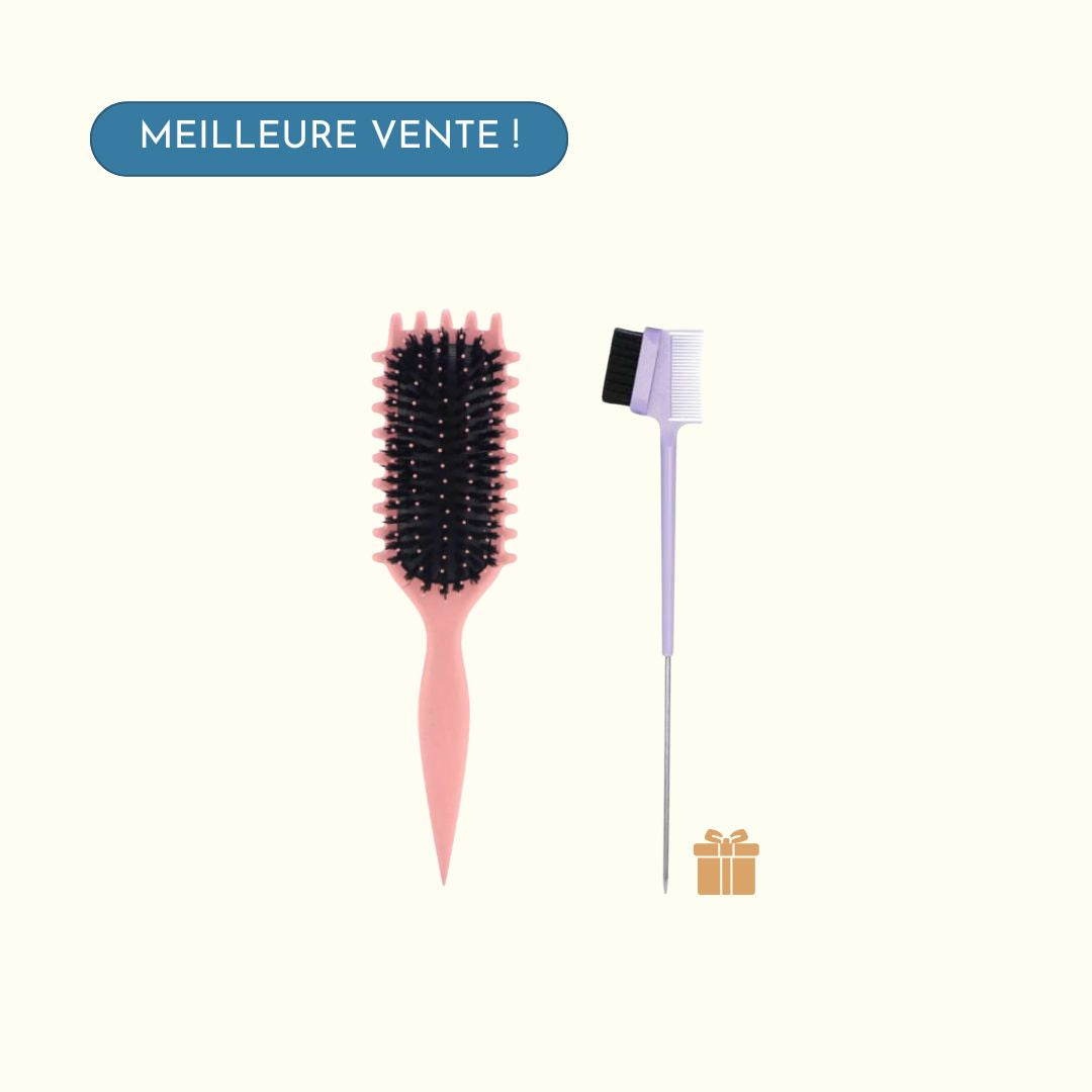 Brosse cheveux bouclés | Perfect Curls la meilleure brosse pour définir les boucles