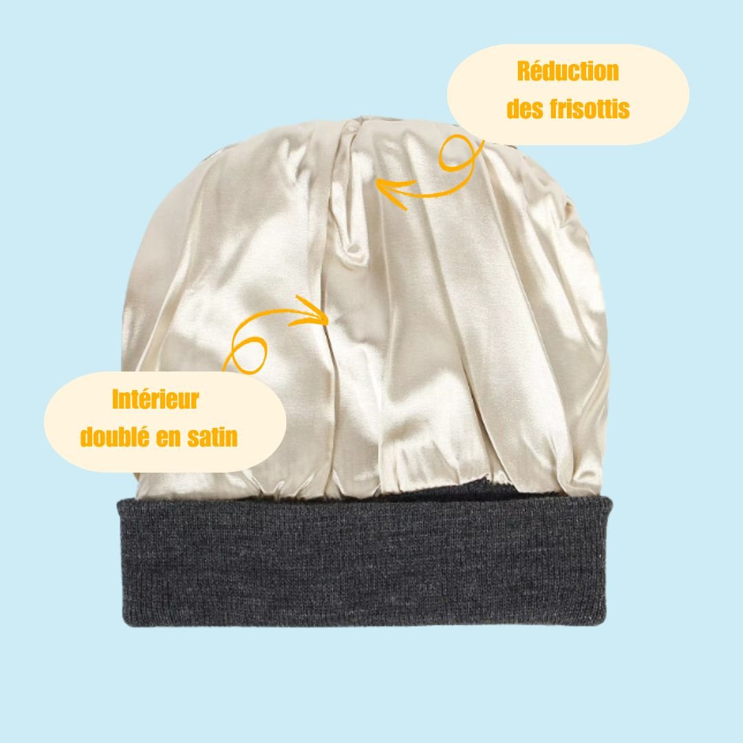 Bonnet en satin+ Bonnet doublé en satin - Caribbean Curls