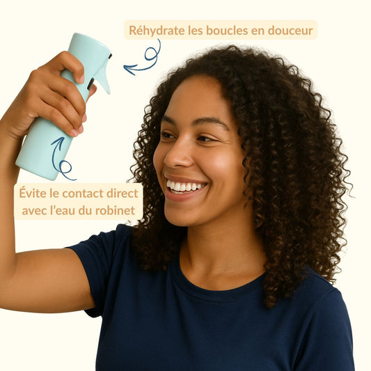 Vaporisateur pour cheveux bouclés - Hydratation Facile et Uniforme