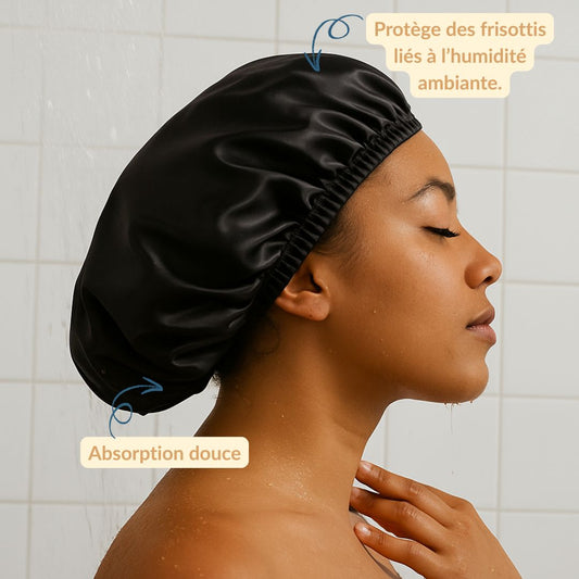 Bonnet imperméable intérieur en microfibre réutilisable