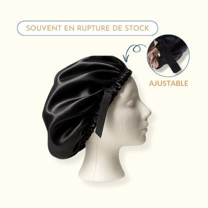 Bonnet en Satin Réversible - Contre la casse et les frisottis