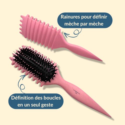 Brosse cheveux bouclés | Perfect Curls la meilleure brosse pour définir les boucles